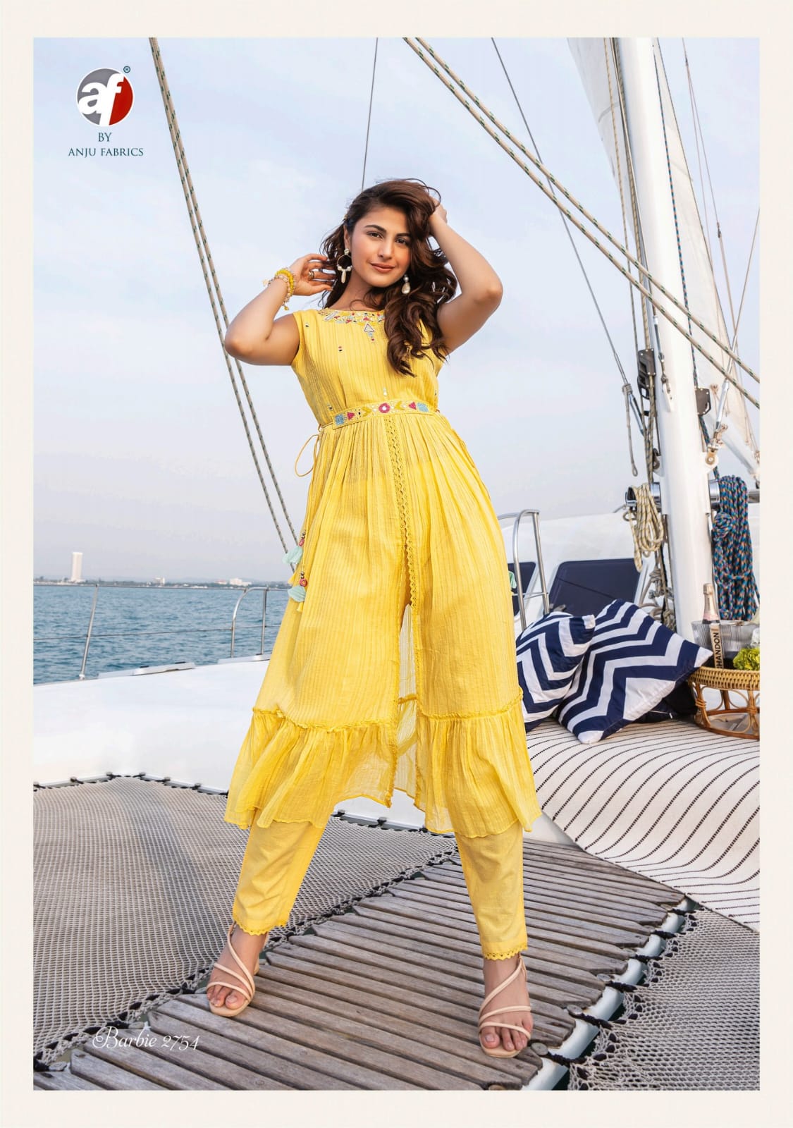 Barbie Vol 2 By Af Mul Cotton Designer Party Wear Kurti With Bottom Wholesale Shop In Surat